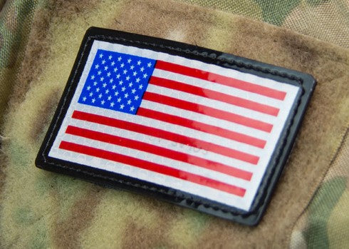 MSM IR Sealed US Flag Patch  左右set