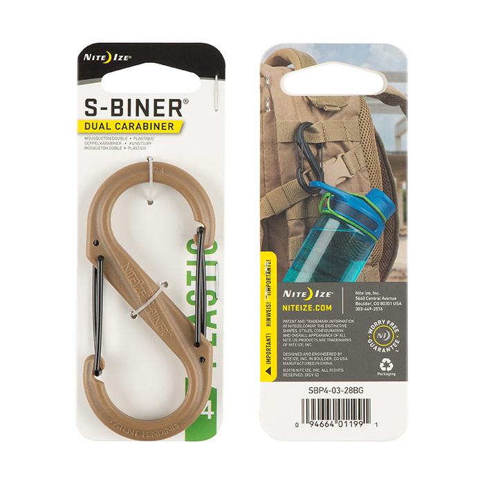 Nite Ize S-Biner Dual Carabiner Plastic Size #4